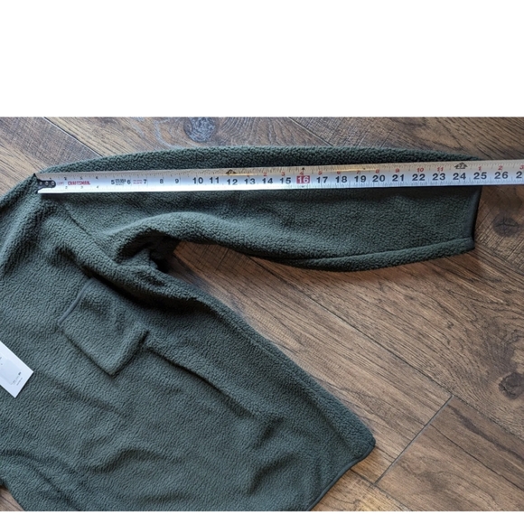 Selected / Homme Derek Crew Neck Sweatshirt Rosin Green Size Large NWT 100% Poly - Picture 10 of 16
